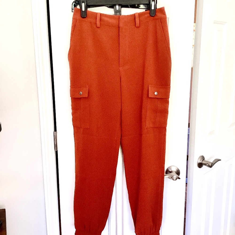 ❄️ NWT Express X Negin  Mirsalehi Hi Rise Cargo Jogger Style Pants